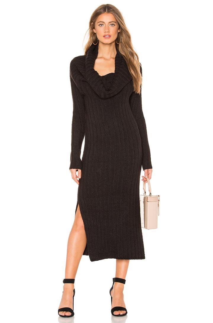 Cappuccino Cowl Neck Dress