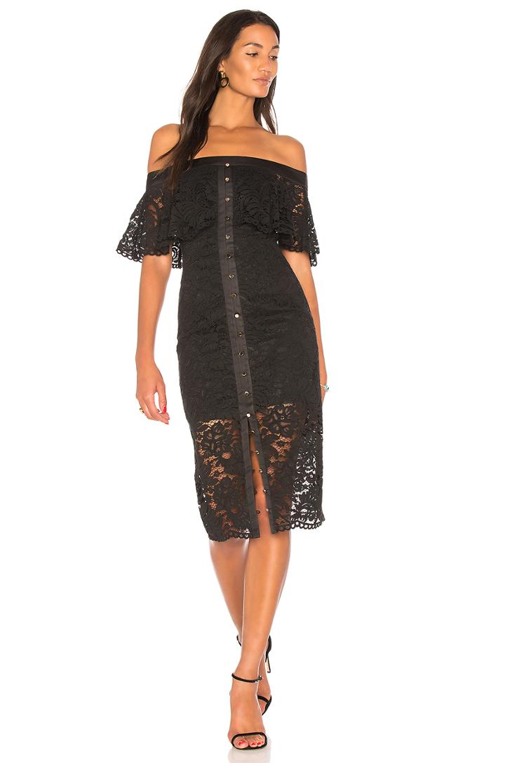 Star Crossed Lace Midi Dress