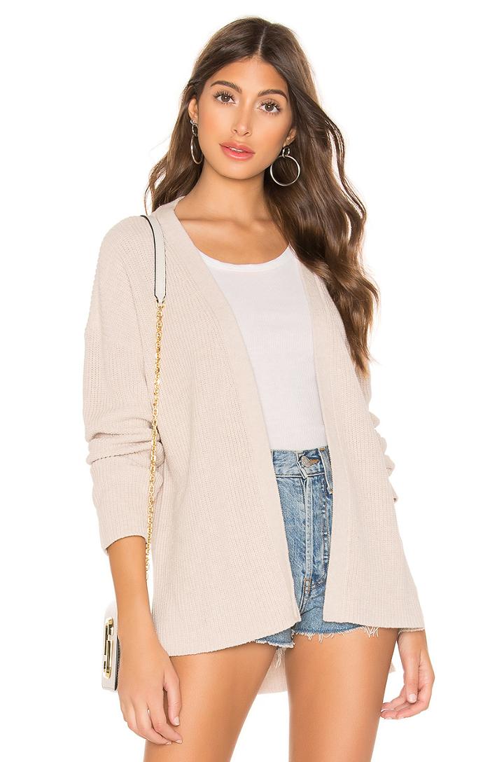 Open Front Shaker Cardi