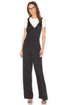 Black Cross Back Jumpsuit