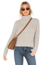 Twisted Turtleneck Sweater