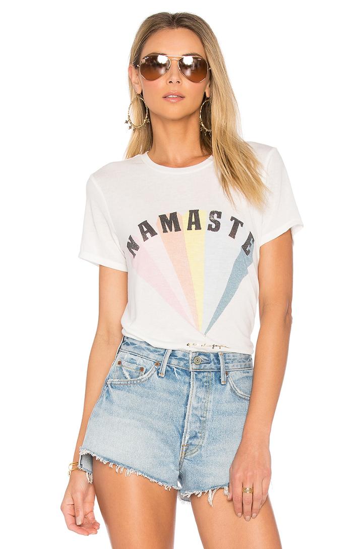 Namaste Rainbow Zen Tee