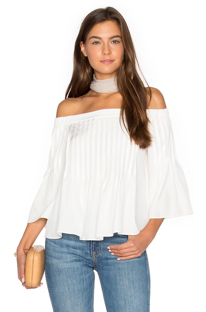 Pintucked Top