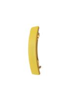 Genuine Leather Rectangle Barrette