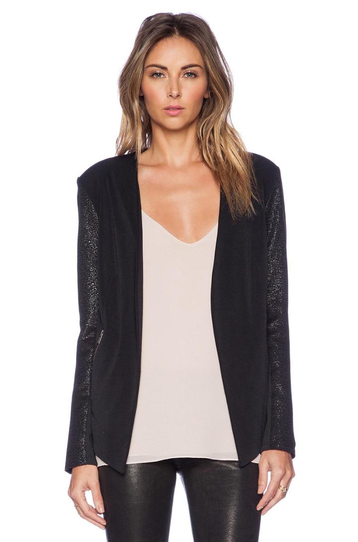 Drape Front Jacket