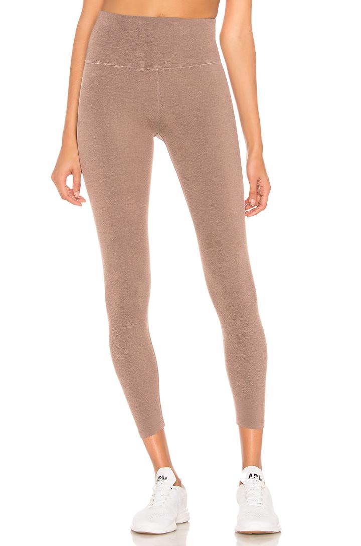 Plush High Waisted Midi Legging