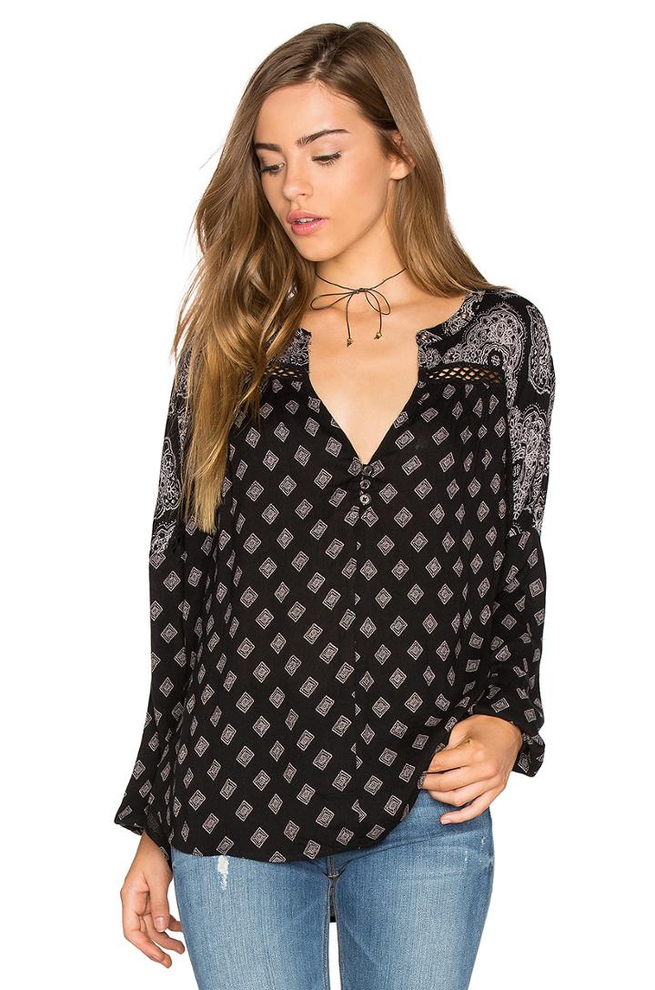 Globe Trotter Woven Top