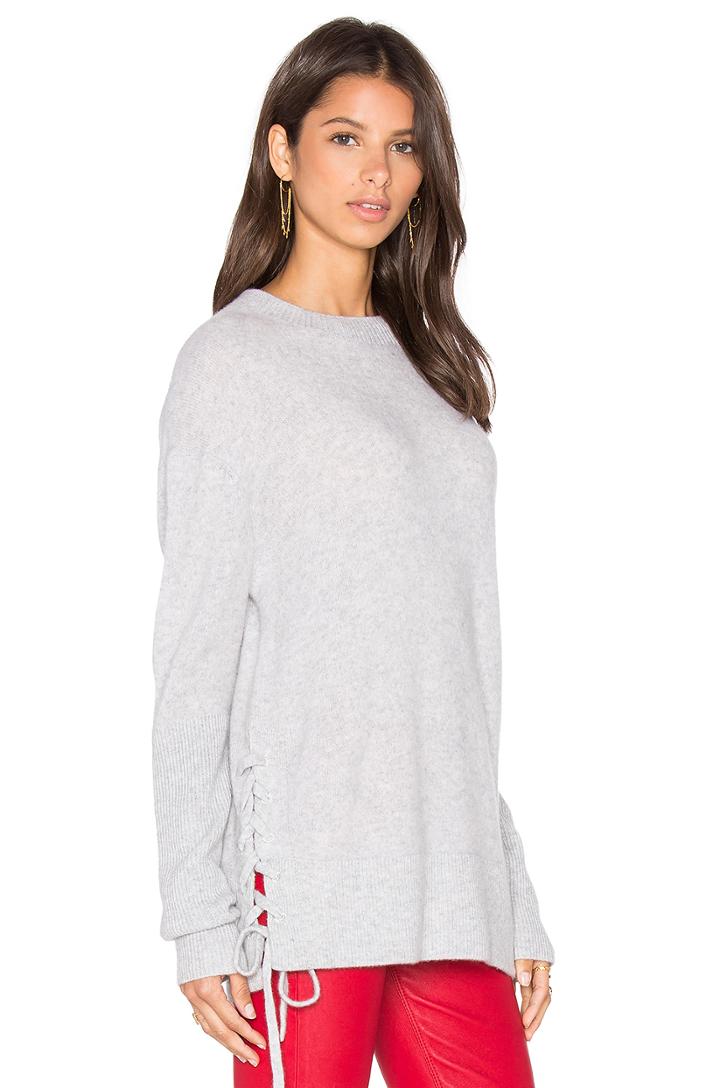 Arianne Lace Side Sweatshirt