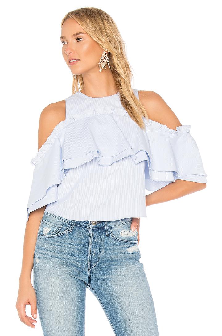 Elle Double Frill Top