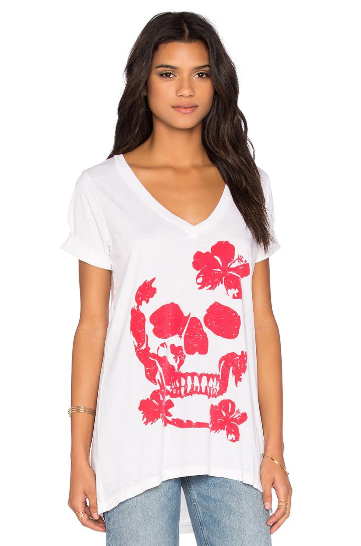 Hibiscus Skull Tee