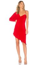 One Sleeve Asymmetric Dress