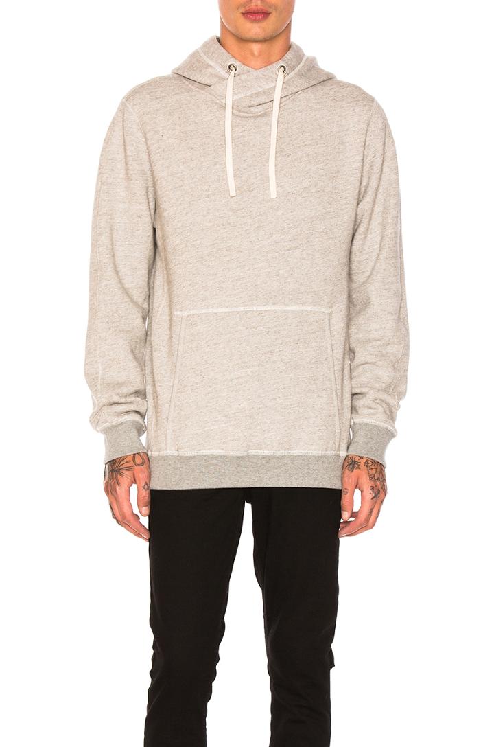 Home Alone Twisted Hoodie In Grey Malange