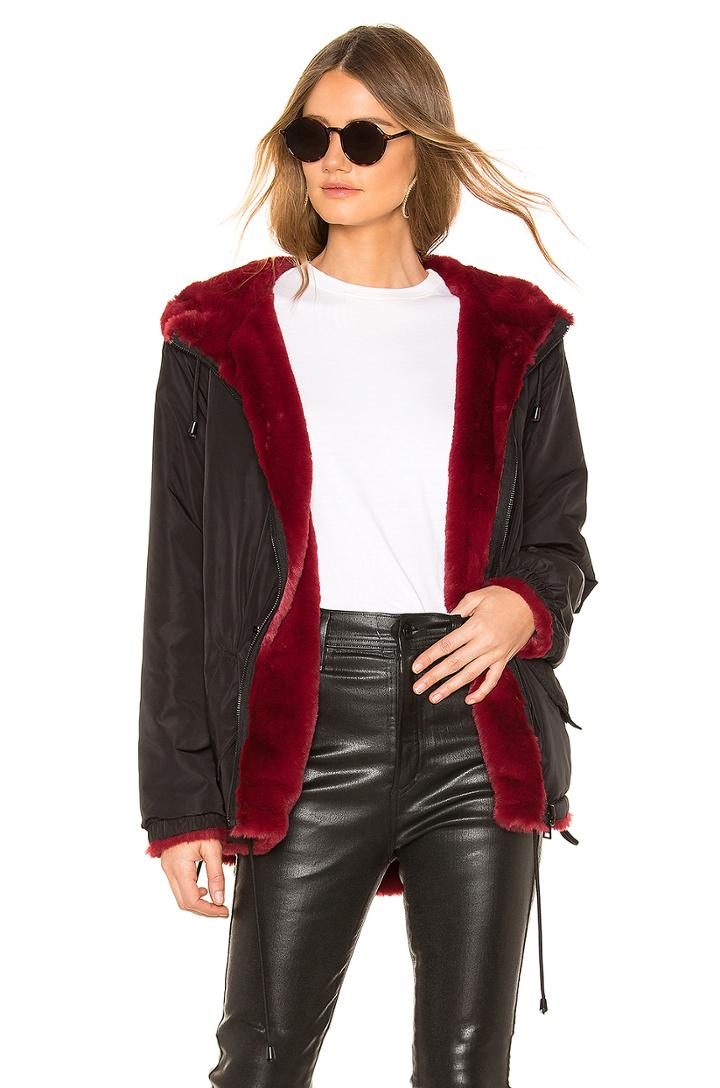 Faux Fur Snug Mini Parka