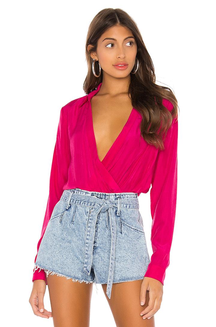 Presely Surplice Bodysuit