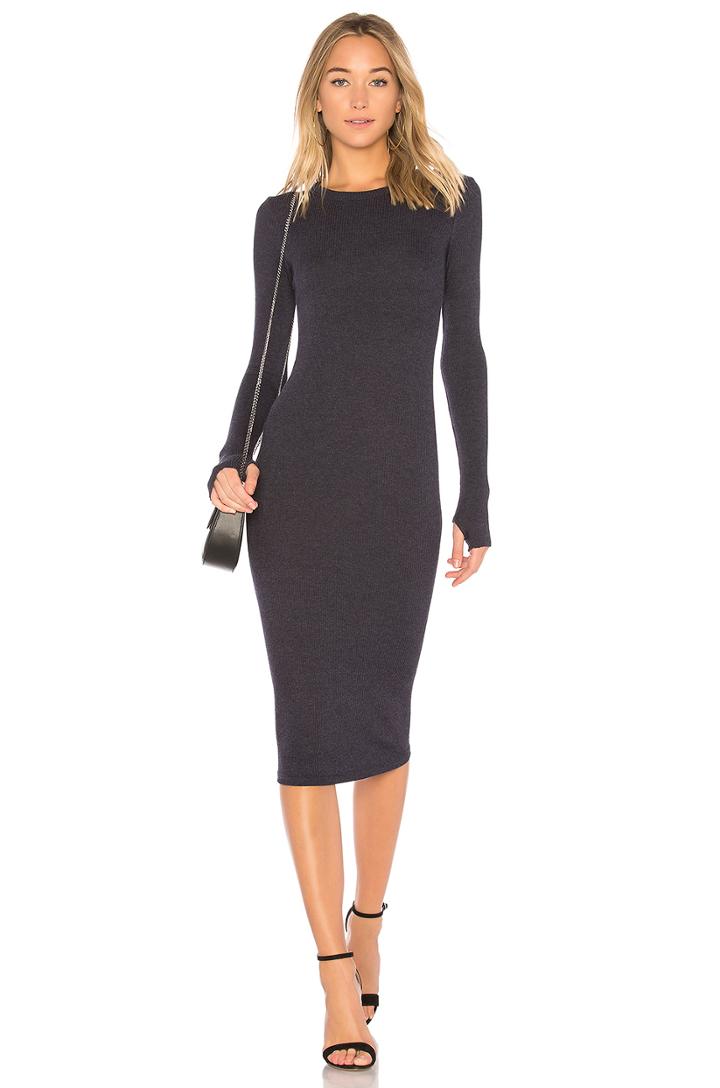 Rib Midi Dress