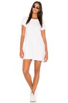 One Shoulder Roll Cuff Tee Dress