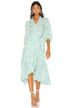 Long Sleeve Emerald Daisy Dress