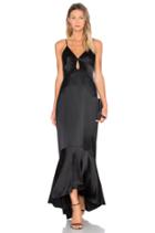 Layered Satin Gown