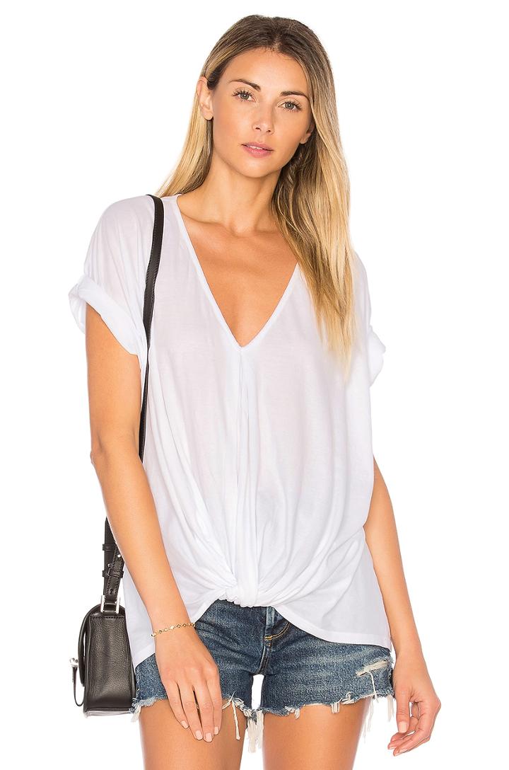 Feather Weight Jersey Knot Tee