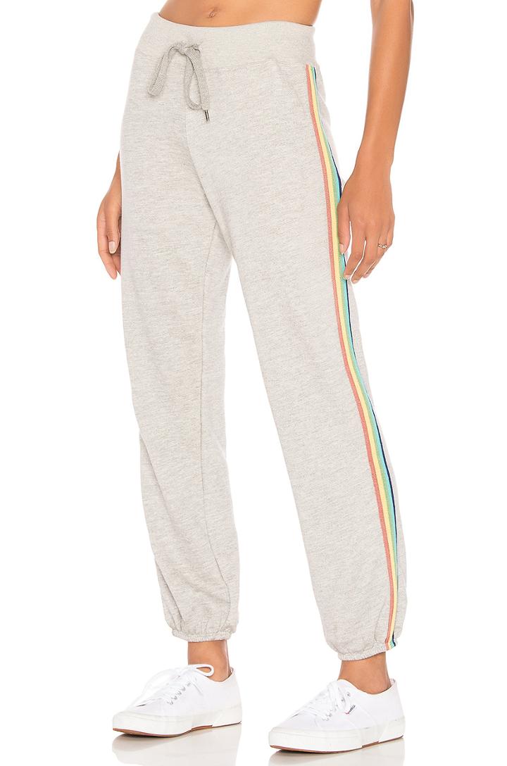 Rainbow Stripes Basic Sweatpant