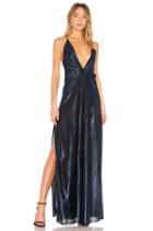 Alexandra Lame Maxi Dress