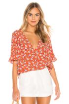 Garden Party Wrap Top