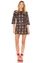 Coley Embroidered Bell Sleeve Dress