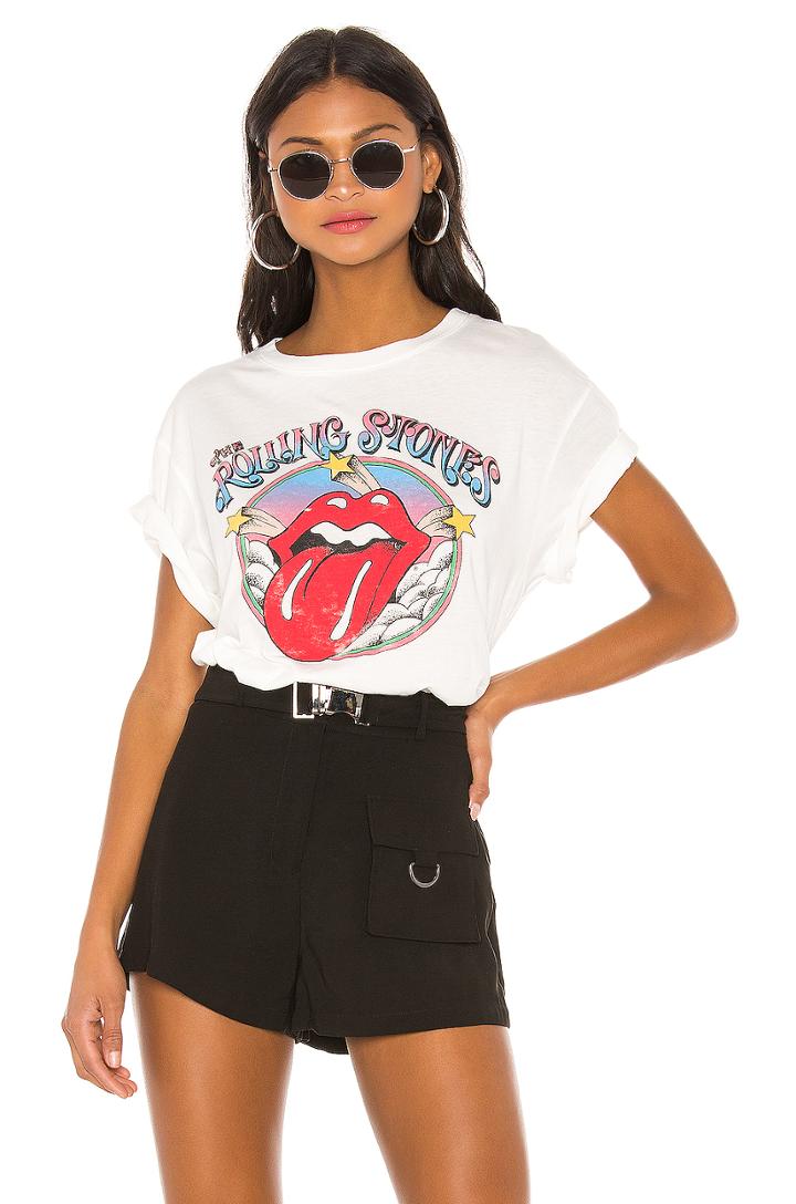 Rolling Stones Cloud & Stars Boyfriend Tee