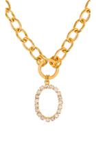 Crystal Oval Lariat