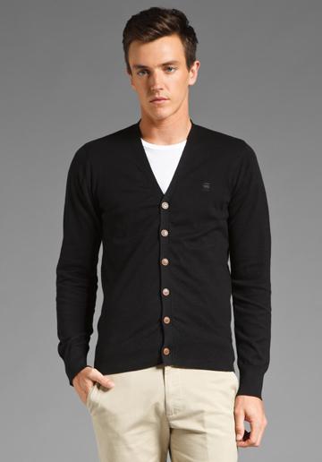 G-star Cl Study Cardigan In Black