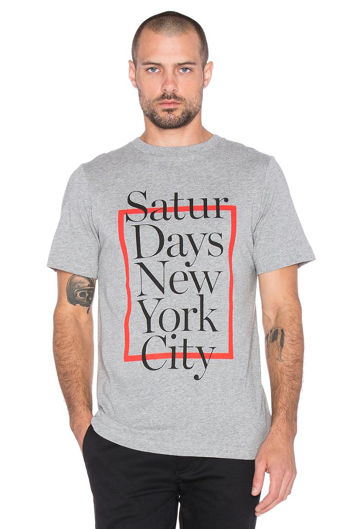 Saturdays Box Tee