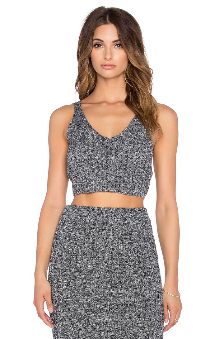 Knit Deep V Tank