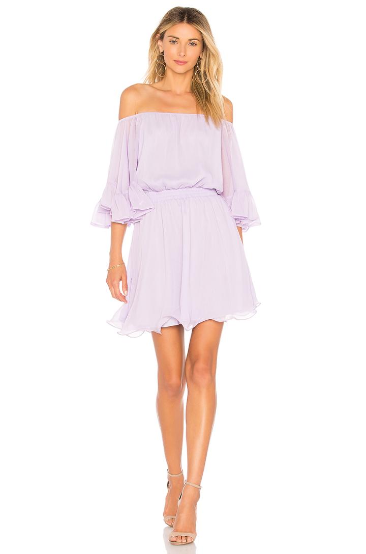 X Revolve Ruffle Mini Dress