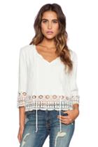 Vicky 3/4 Sleeve Lace Top