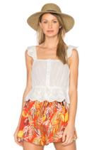Athena Broderie Anglais Top