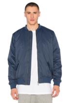 Satin Bomber Jacket