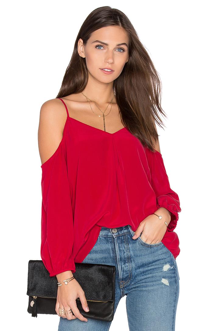 Eclipse Cold Shoulder Blouse