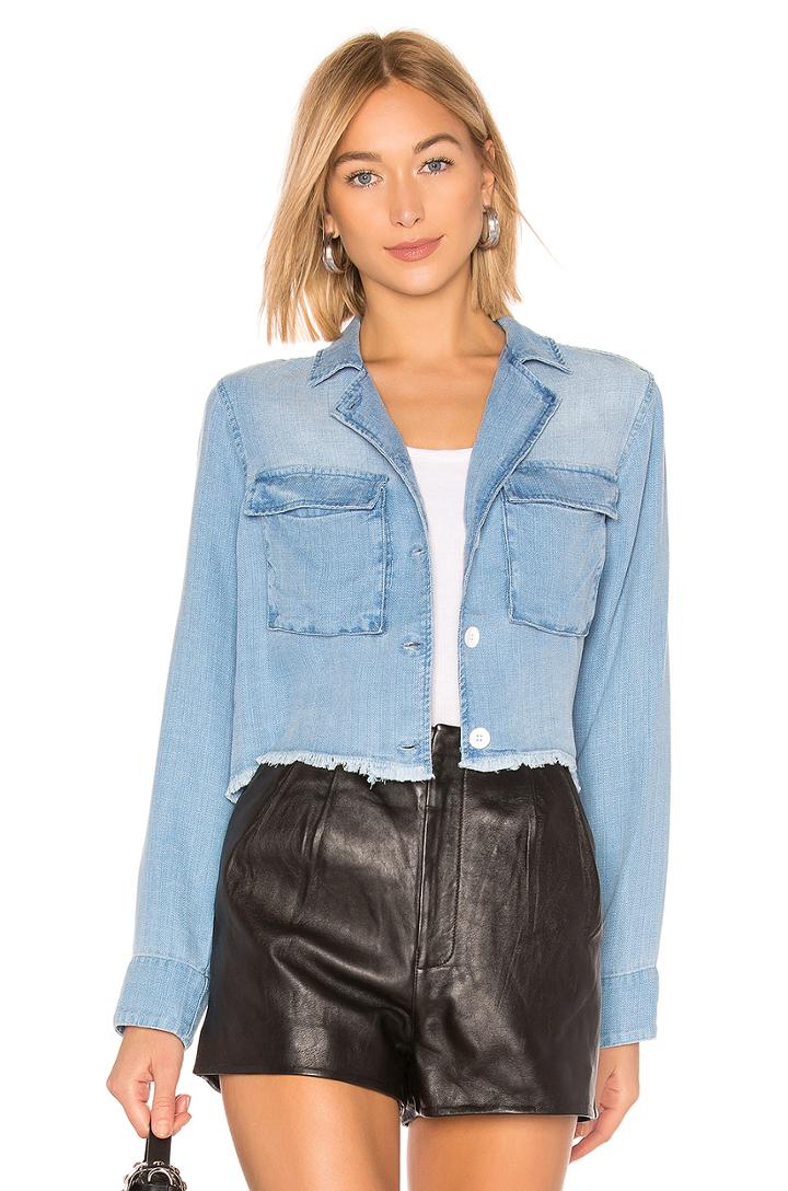 Cropped Military Jacket