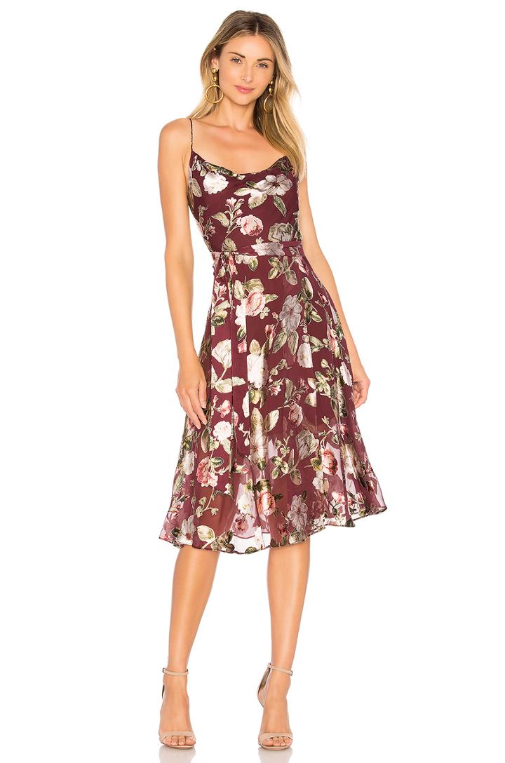 Heather Cowl Neck Midi Dress