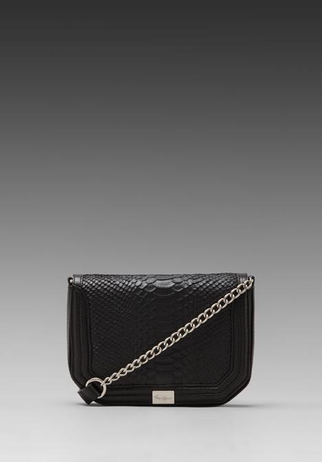 Foley + Corinna Plated Mini Crossbody Bag In Black