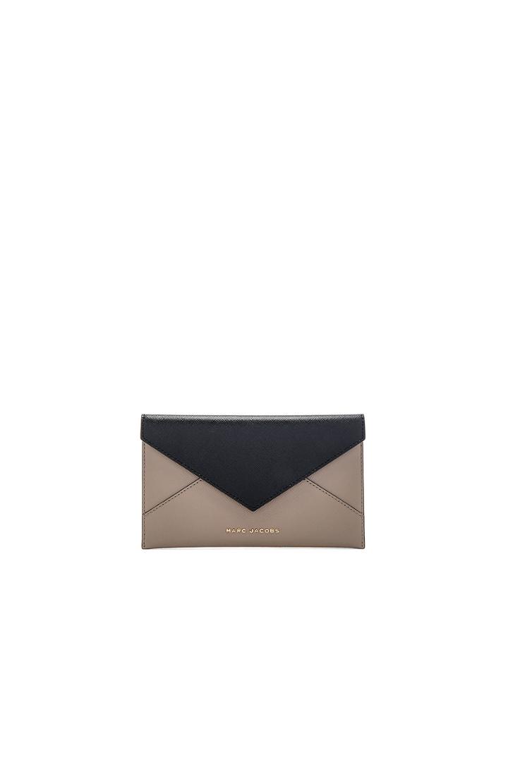 Saffiano Bicolor Envelope Wallet