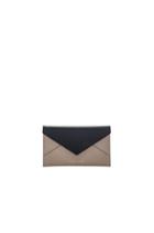 Saffiano Bicolor Envelope Wallet