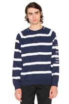 Striped Raglan Crew