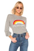 Cashmere Blend Today Rainbow Block Party Sweater