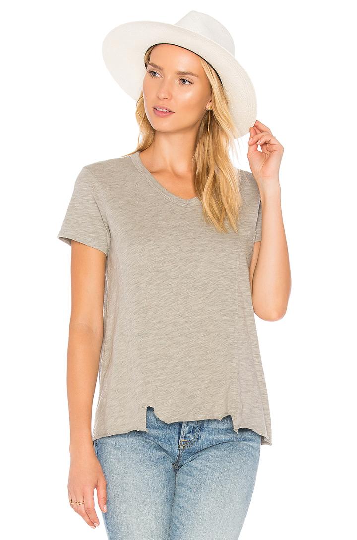 Shifted Seamed Pocket Tee