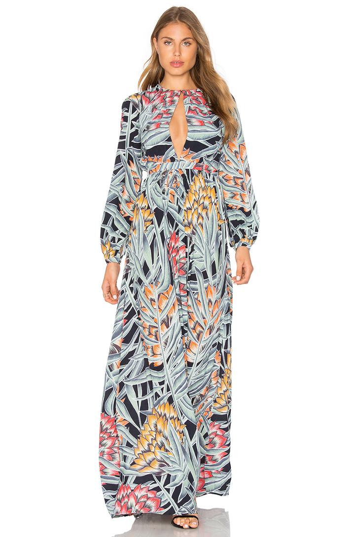Herbarium Keyhole Maxi Dress