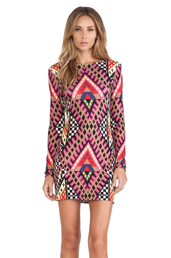 Deep V Mini Dress