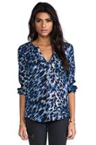 Deon Animal Print Blouse