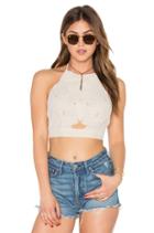 La Flor Halter Crop Top