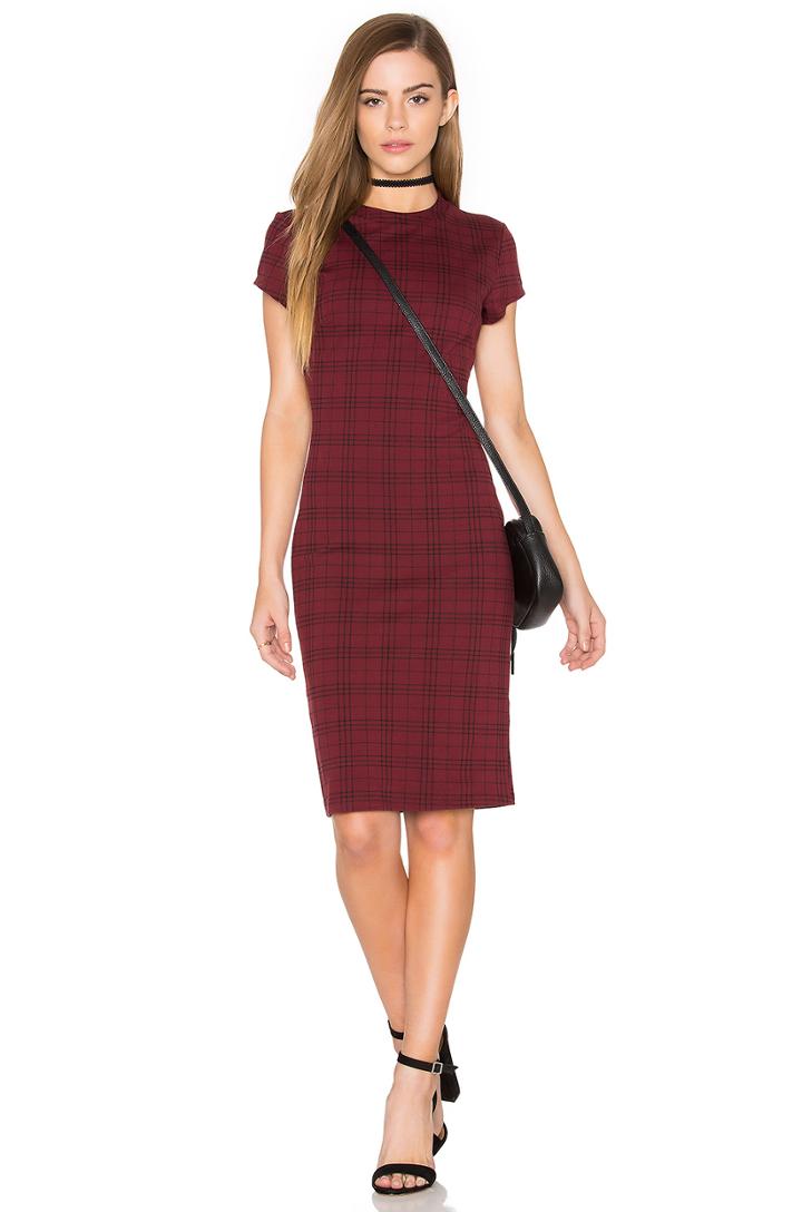 Ellie Plaid Mini Dress